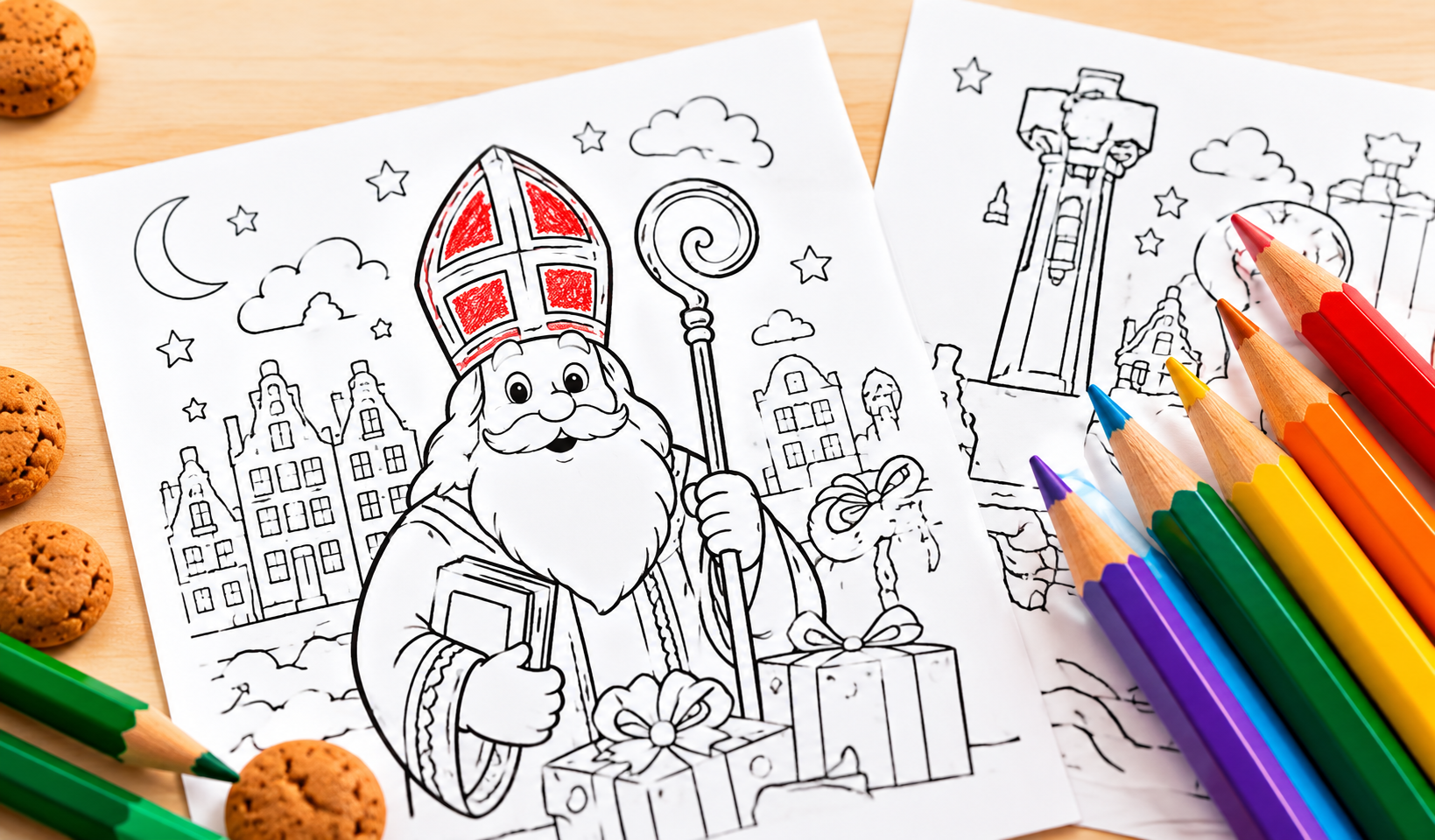 Sinterklaas kleurplaten